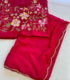 SV Pure Chinnon Designer Party Wear Sarees Wholesale Price In Surat